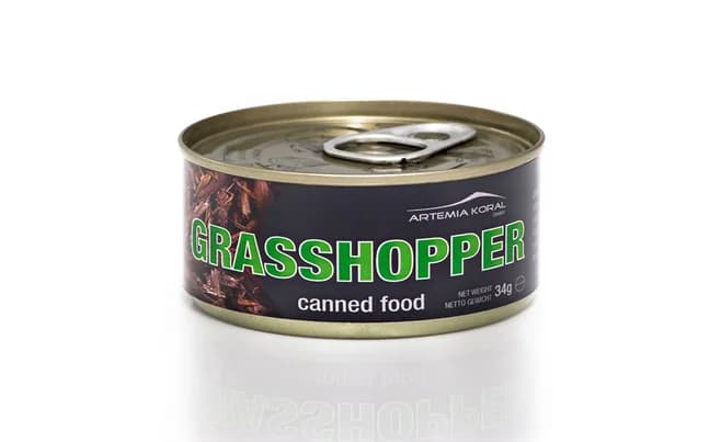 Konservierte Grashüpfer klein 35gr. Dose